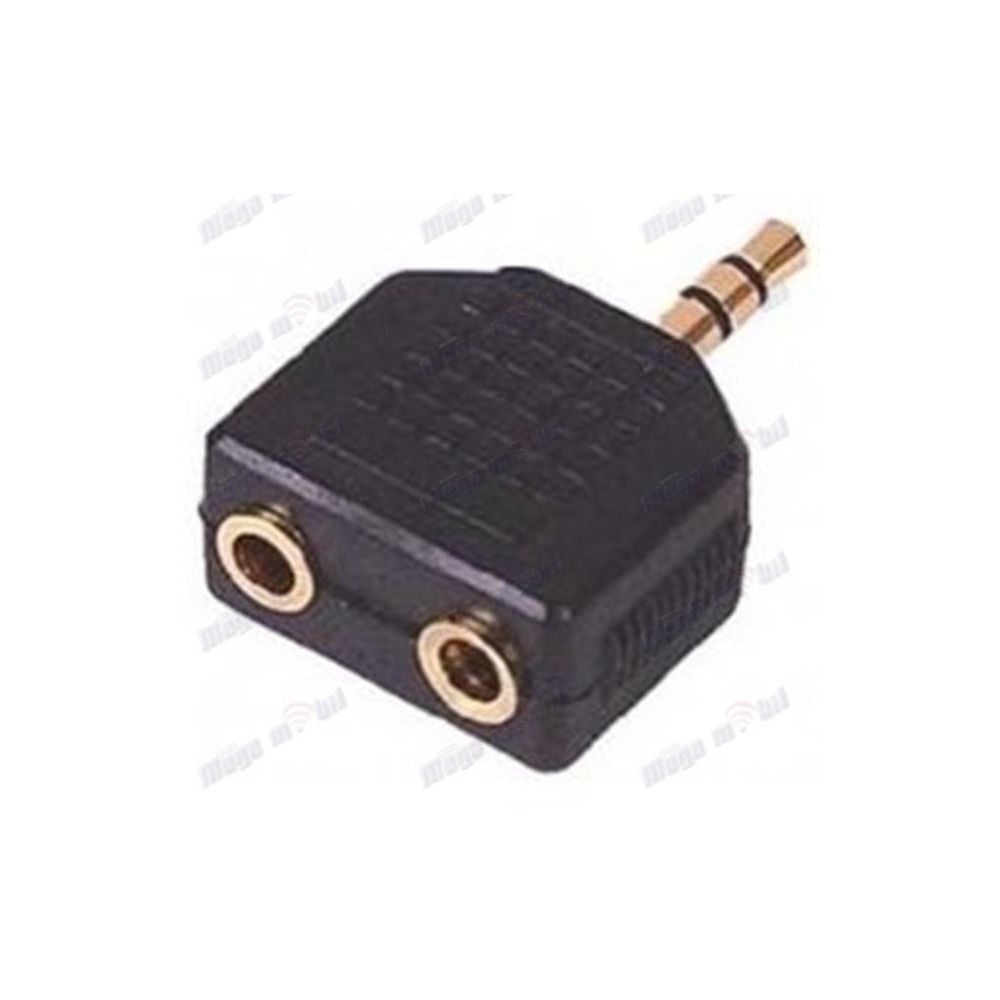 Konektor 3.5mm Male to STEREO 2 jacks 6.35mm Female.